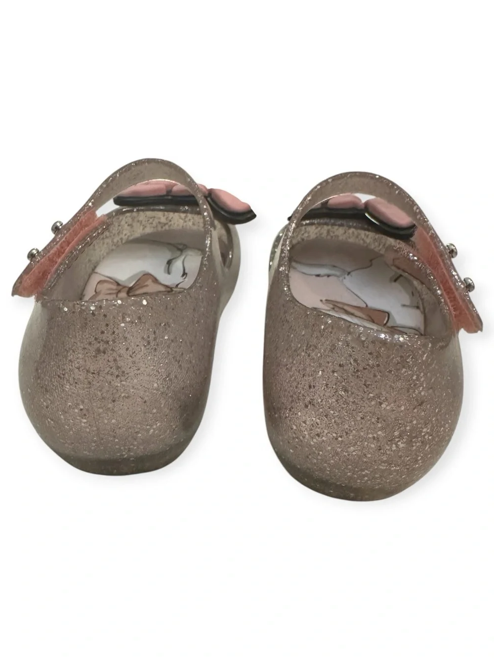 Mini Melissa Disney Marie Ultragirl Glitter Jelly Shoes Toddler 9